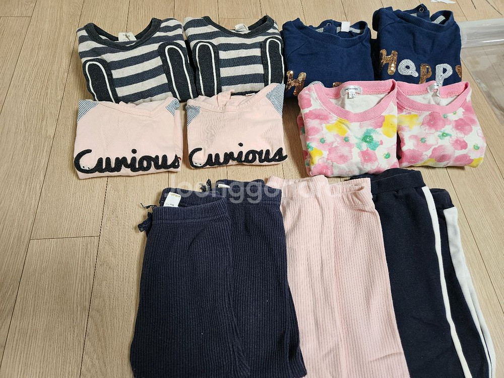 여아 의류 세트 110사이즈 14벌 쌍둥이 일괄--0