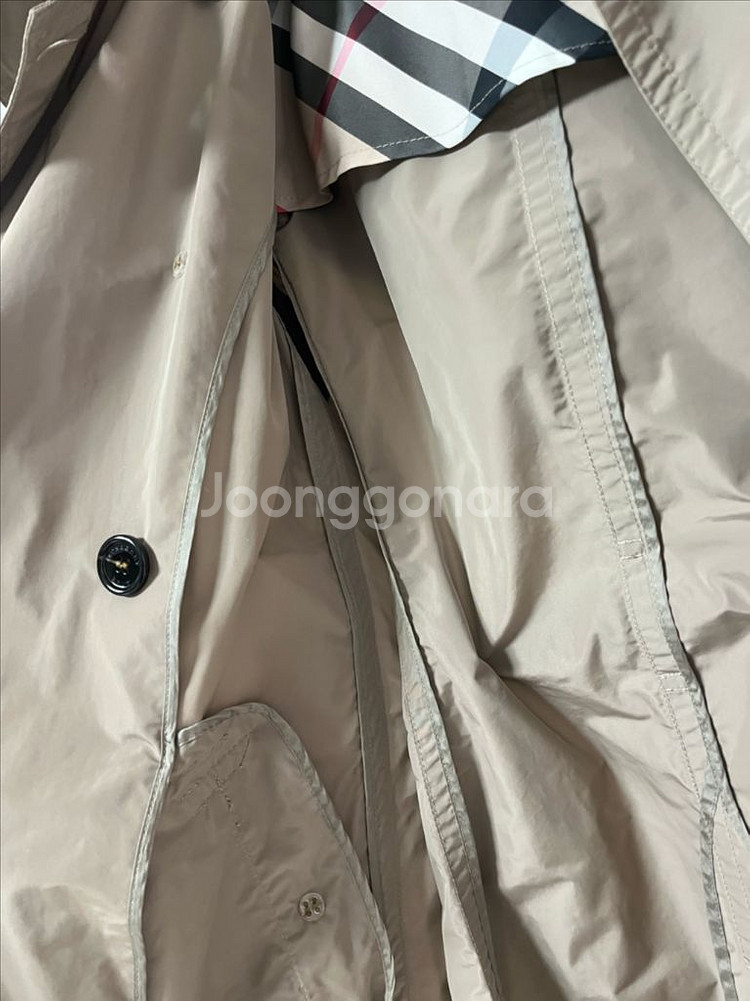 버버리 여성 트렌치코트--4