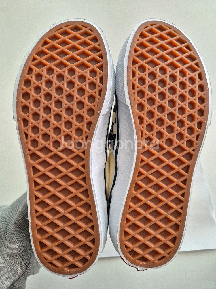 반스키즈 체커보드 블랙 슬립온(200사이즈)--2