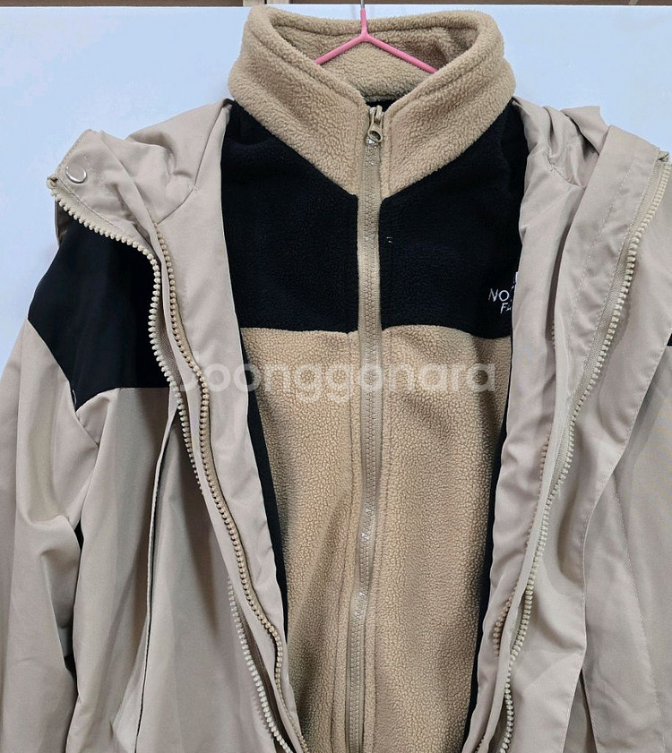 노스페이스 후리스 바람막이 자켓--1