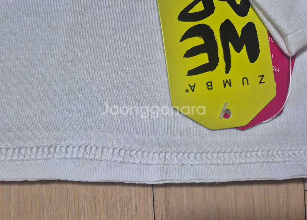 줌바 긴팔티셔츠 S 수선새상품--1