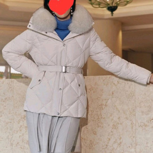 칼라거펠트 후드 구스다운(77) ㅡ새상품