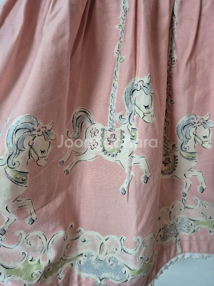 샤리템플 회전목마 원피스 120--2