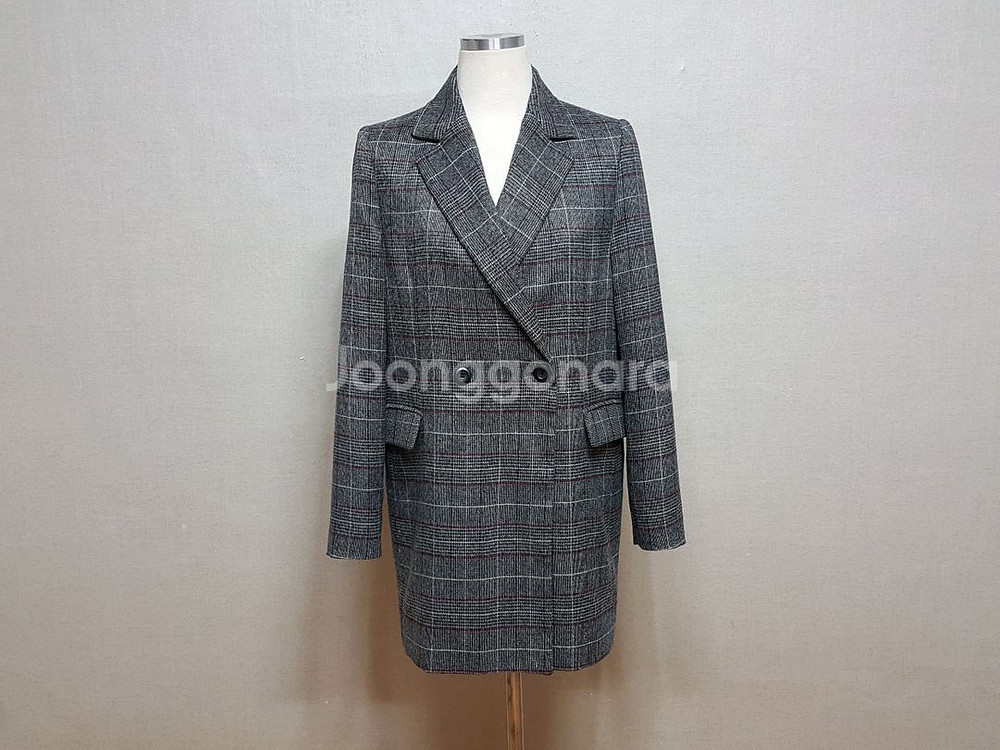 정품)클릭앤퍼니 박시 여성 춘추 롱자켓 55-66 새것수준--3