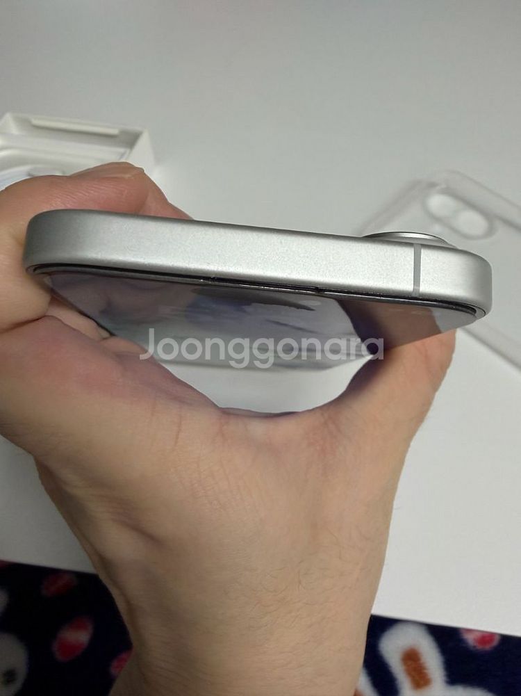 아이폰16 128 화이트 풀박스(베터리100%)--6