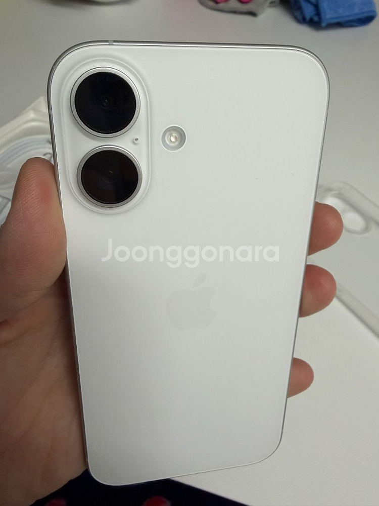 아이폰16 128 화이트 풀박스(베터리100%)--11