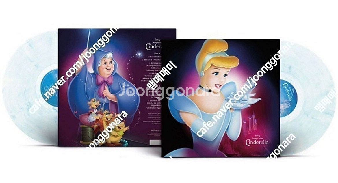 신데렐라 ost lp 컬버반(미개봉/디즈니100주년)--0