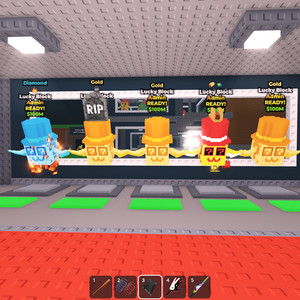 브레인롯즈 훔치기 럭키블럭 10개