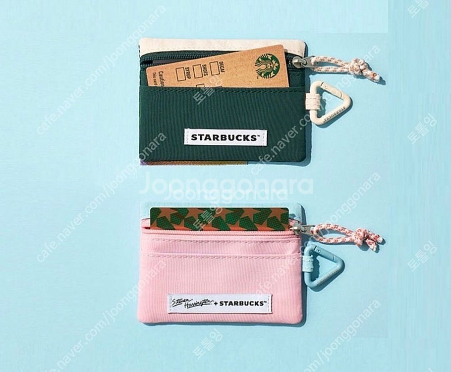스타벅스 백택 세트 백 택 가방 카드지갑 새제품--1