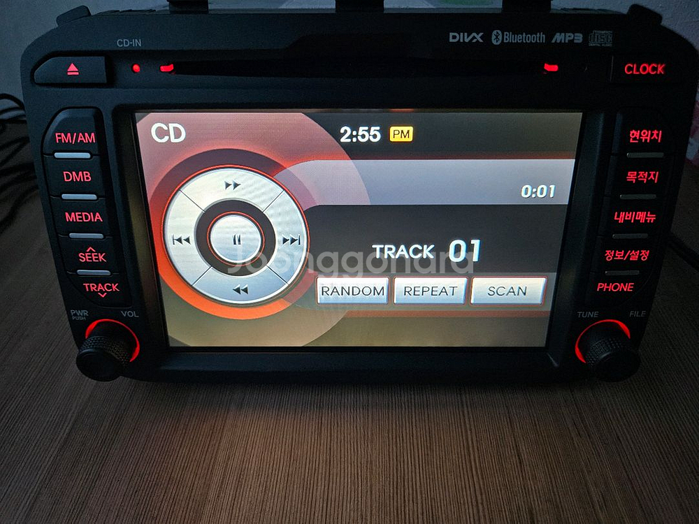 기아 레이 순정 AVN 오디오 시스템--9