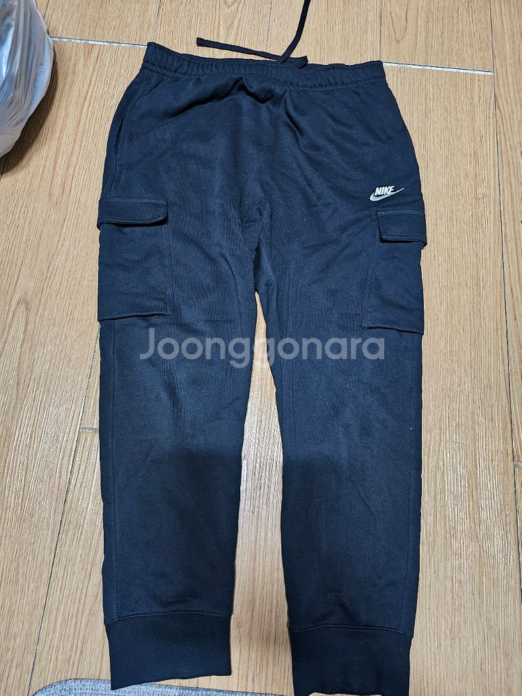 나이키 카고 조거팬츠 블랙 XL 팝니다.--2