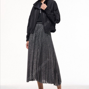 타임 글리터 플리츠 스커트 랑방