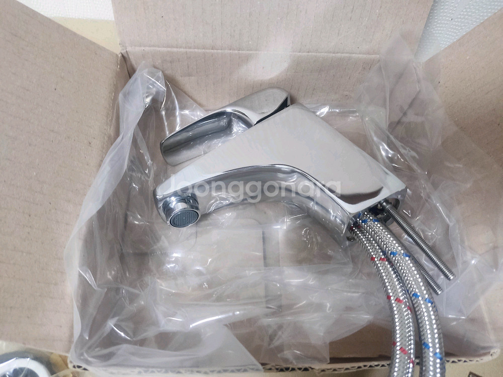 원홀 세면대용 온냉수 혼합꼭지 CAC203 새 상품--0