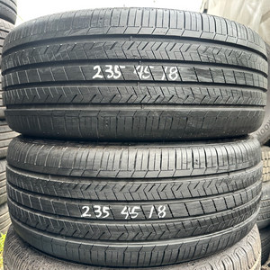 235 45 18한국중고타이어2개2354518