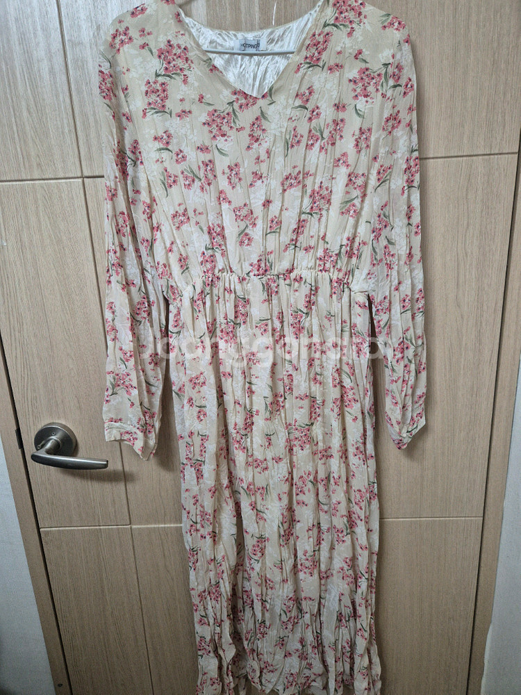 플라워 롱 원피스 잔꽃무늬 4종--1