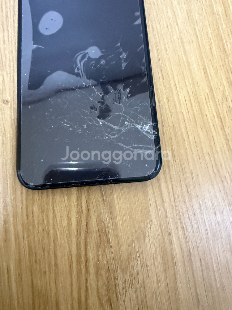 아이폰xs 강화유리만 깨진 액정만 판매--0