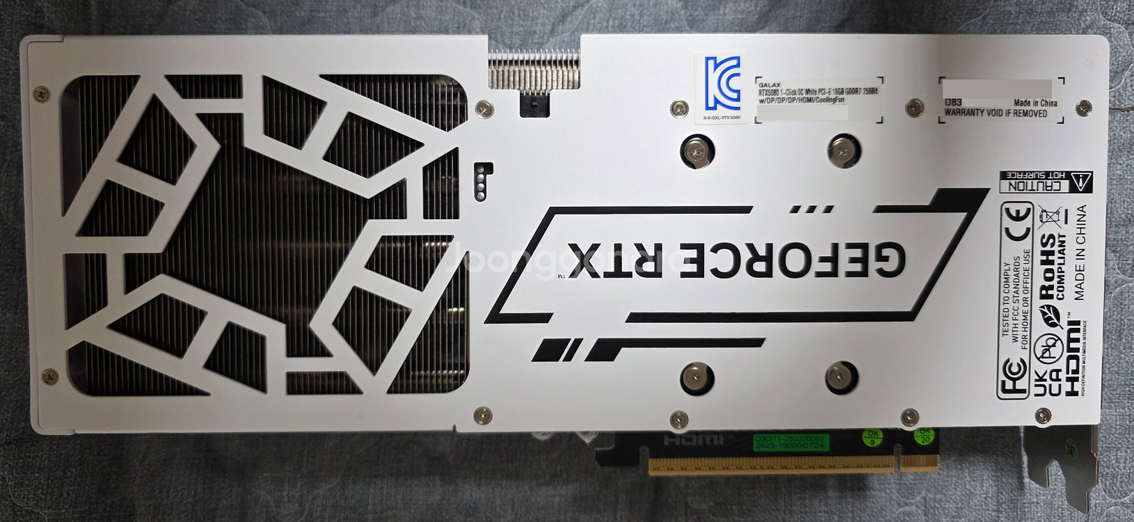 갤럭시 RTX 5080 WHITE--5