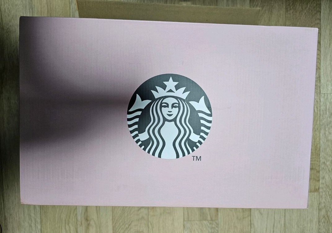 스타벅스 아이스박스 분홍색(미사용) 이미지