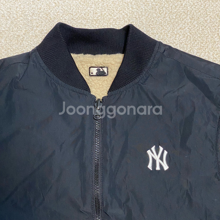 (정품) MLB 키즈 리버시블 양면 패딩조끼 155--4