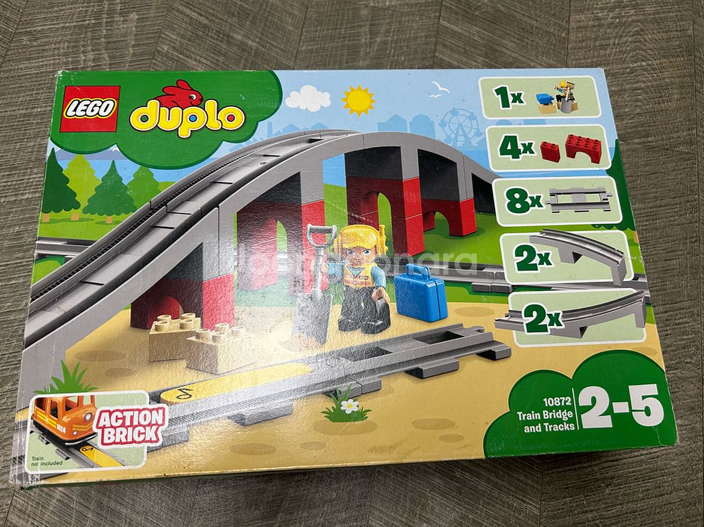 레고 듀플로 기찻길 다리 10872 미개봉--0