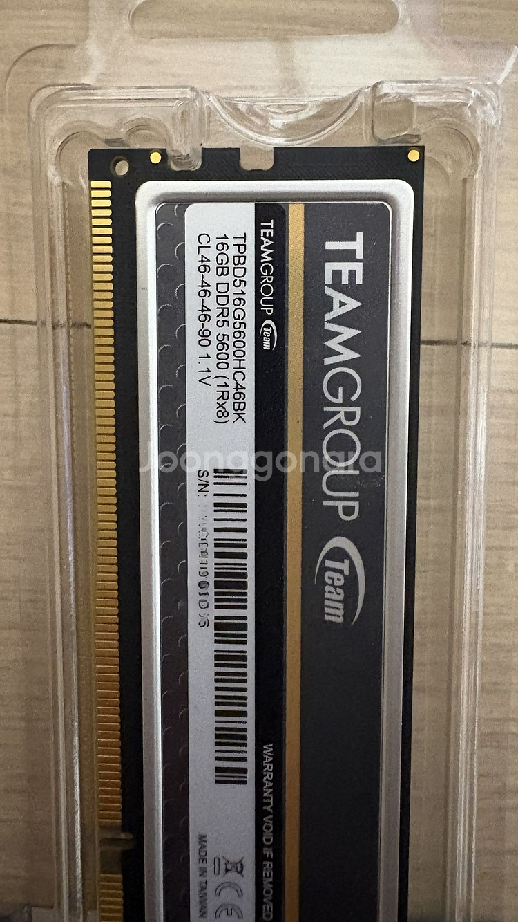 Team Group DDR5 PC5-5600 CL46 Elite Plus 블랙 16GB x 2--2