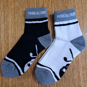 마크앤로나 여성 골프 양말 2켤레 세트