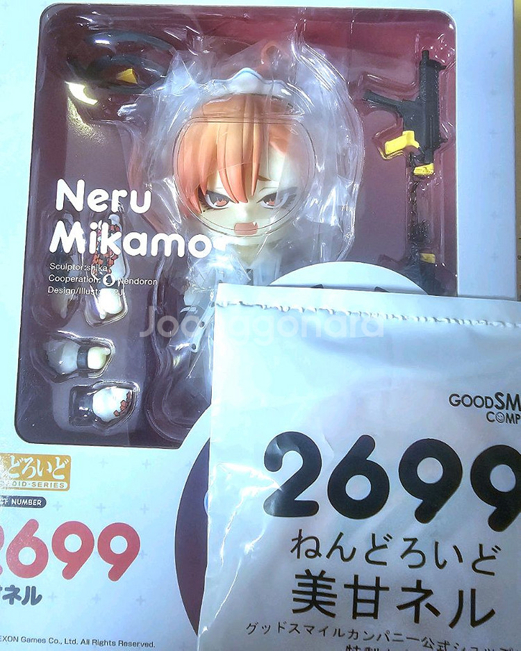 특전0) 블루아카이브 미카모 네루 넨도로이드 피규어--0