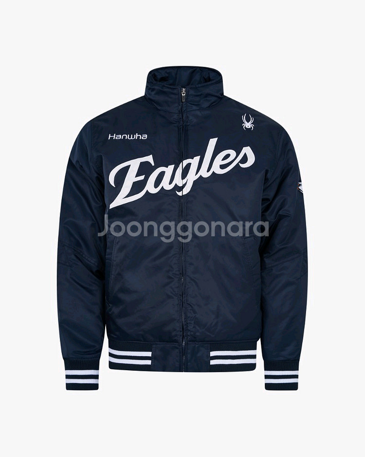 [택포] 한화이글스 스파이더 25 어센틱 동계 점퍼 네이비 95 & 105 (2벌가격)--0