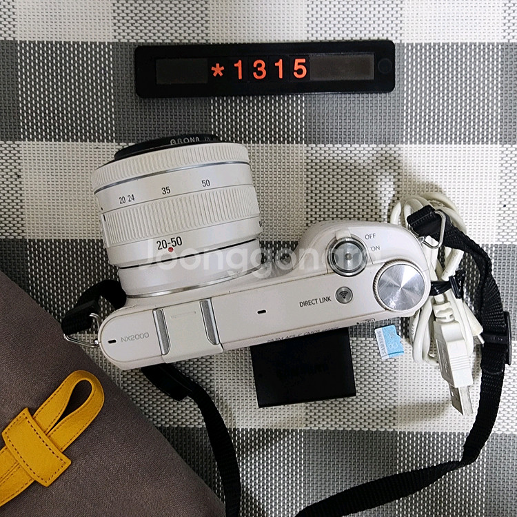 삼성 NX 2000 디지털카메라 화이트바디 가방세트--2