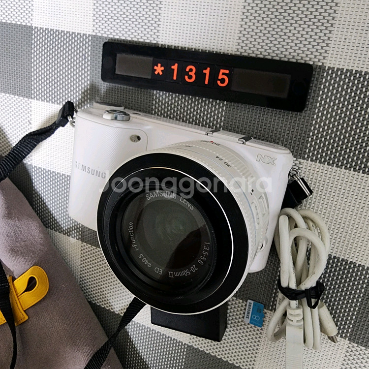 삼성 NX 2000 디지털카메라 화이트바디 가방세트--1