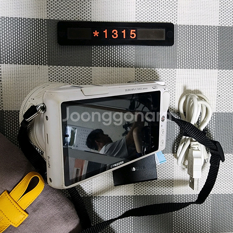 삼성 NX 2000 디지털카메라 화이트바디 가방세트--3