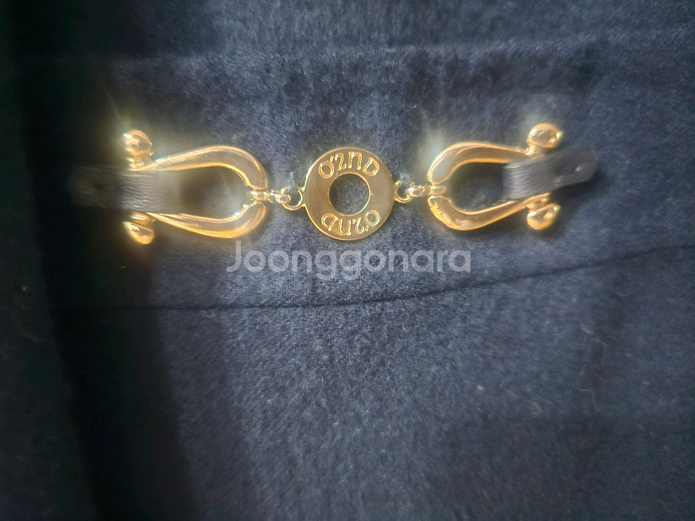 오즈세컨 골드 버튼 가디건--2