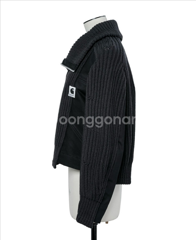 사카이X칼하트 wip 니트 블루종 자켓--1