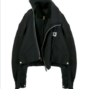 사카이X칼하트 wip 니트 블루종 자켓