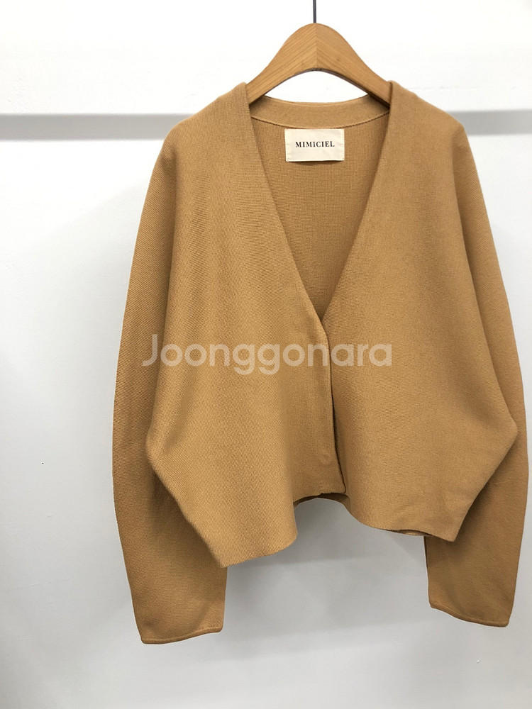 미미씨엘 레글런 크롭 니트 자켓 F--1