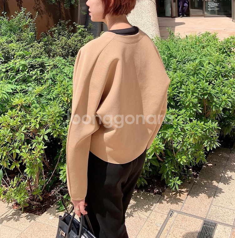 미미씨엘 레글런 크롭 니트 자켓 F--7