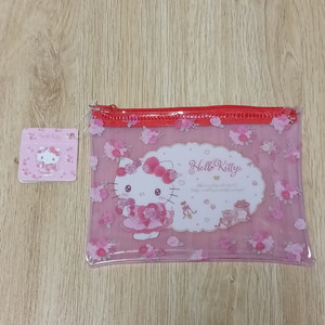 새상품 키티 pvc 투명 파우치