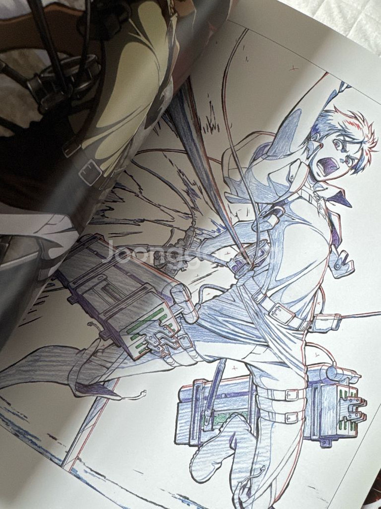 진격의 거인 원화 콘티북 일러스트 북--2