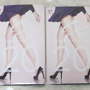 비너스 테리 타이즈 100D/20D 스타킹 세트