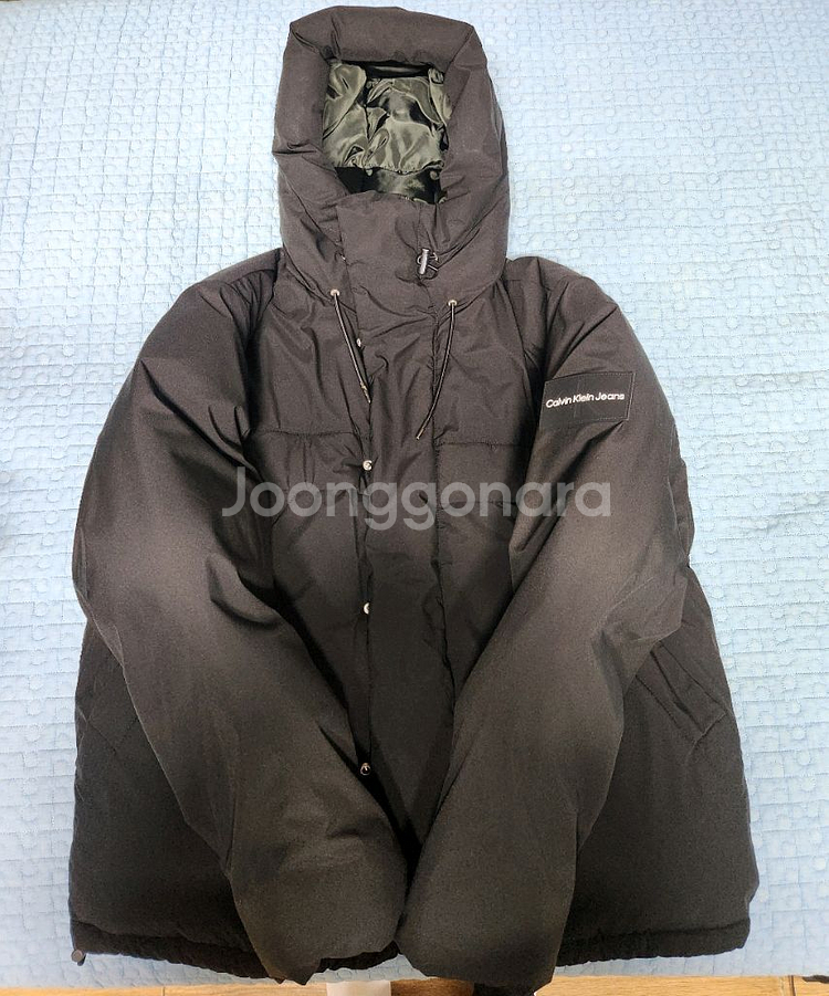 캘빈클라인 후드 숏패딩--9