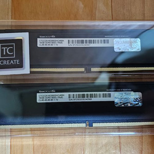 TeamGroup T-CREATE DDR5 5600MHz 32GB ( 16 x 2 ) 메모리 판매합니다