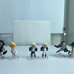 원피스 악마의 열매 가챠 피규어6종(세라핌,미호크,크로커다일,루치,스튜시