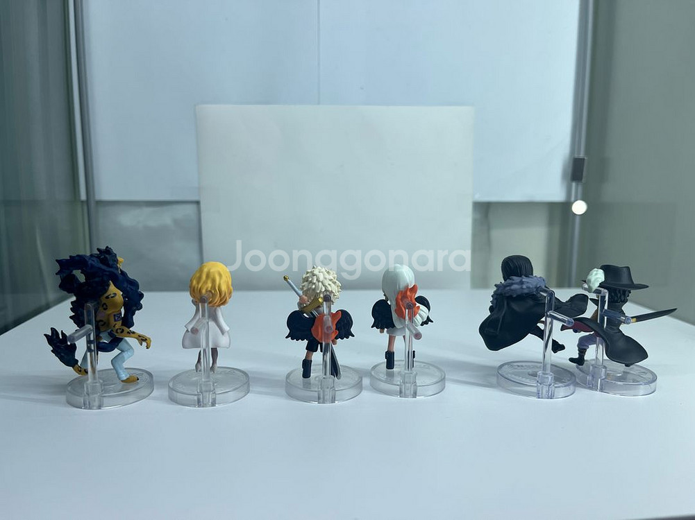 원피스 악마의 열매 가챠 피규어6종(세라핌,미호크,크로커다일,루치,스튜시--1