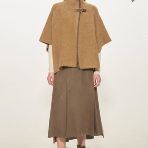 24 한섬 램스 울 블렌드 스트랩 케이프 랑방 마인 시스템