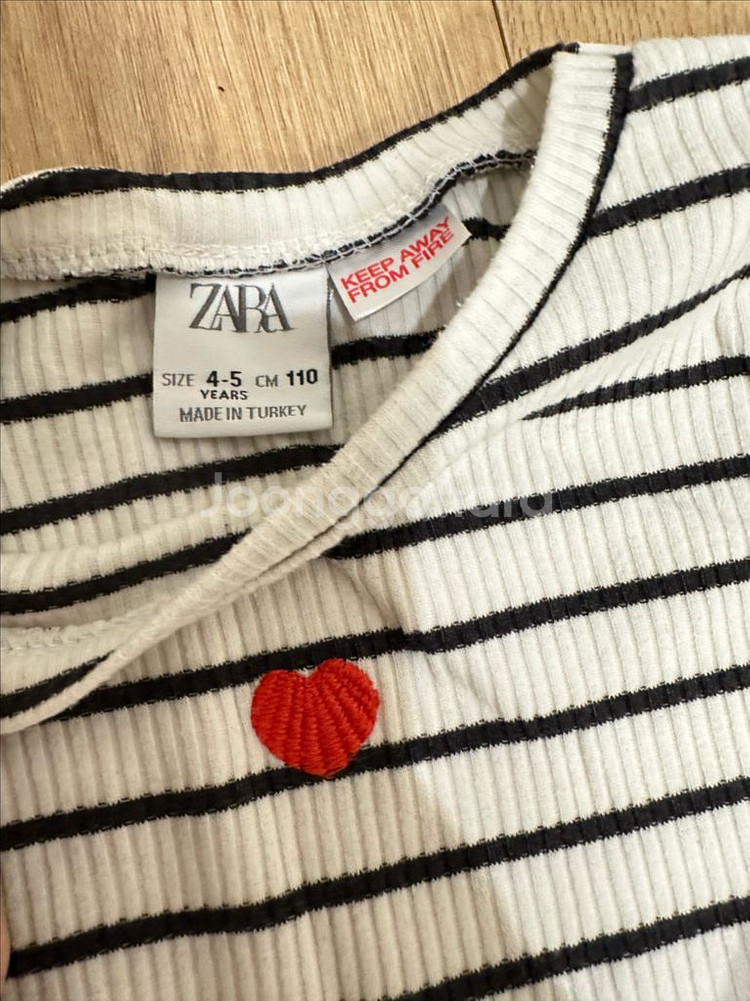 자라 키즈 긴팔 티셔츠 5벌 세트/110(4-5세)--1