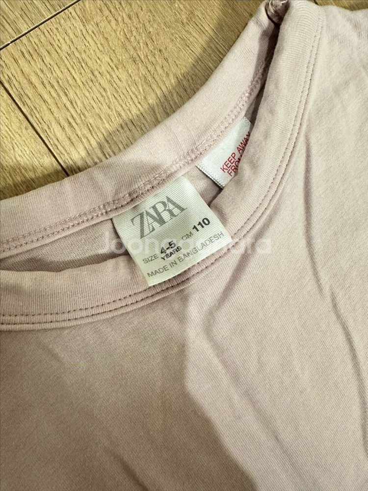 자라 키즈 긴팔 티셔츠 5벌 세트/110(4-5세)--4