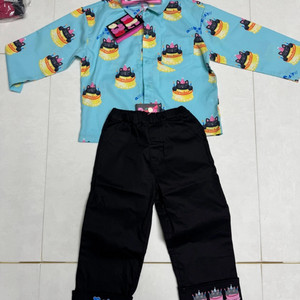 베베베베 생일 셔츠 팬츠 보타이 세트 새상품