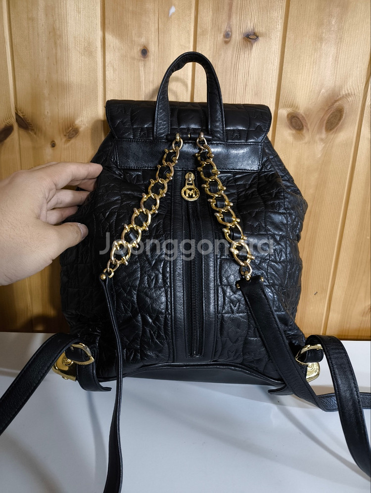 메트로시티 퀼팅 백팩 미니백팩--3