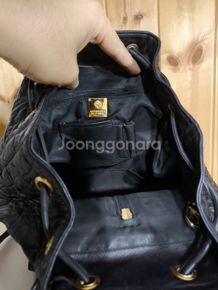 메트로시티 퀼팅 백팩 미니백팩--8