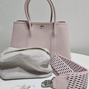 연핑크 소가죽가방